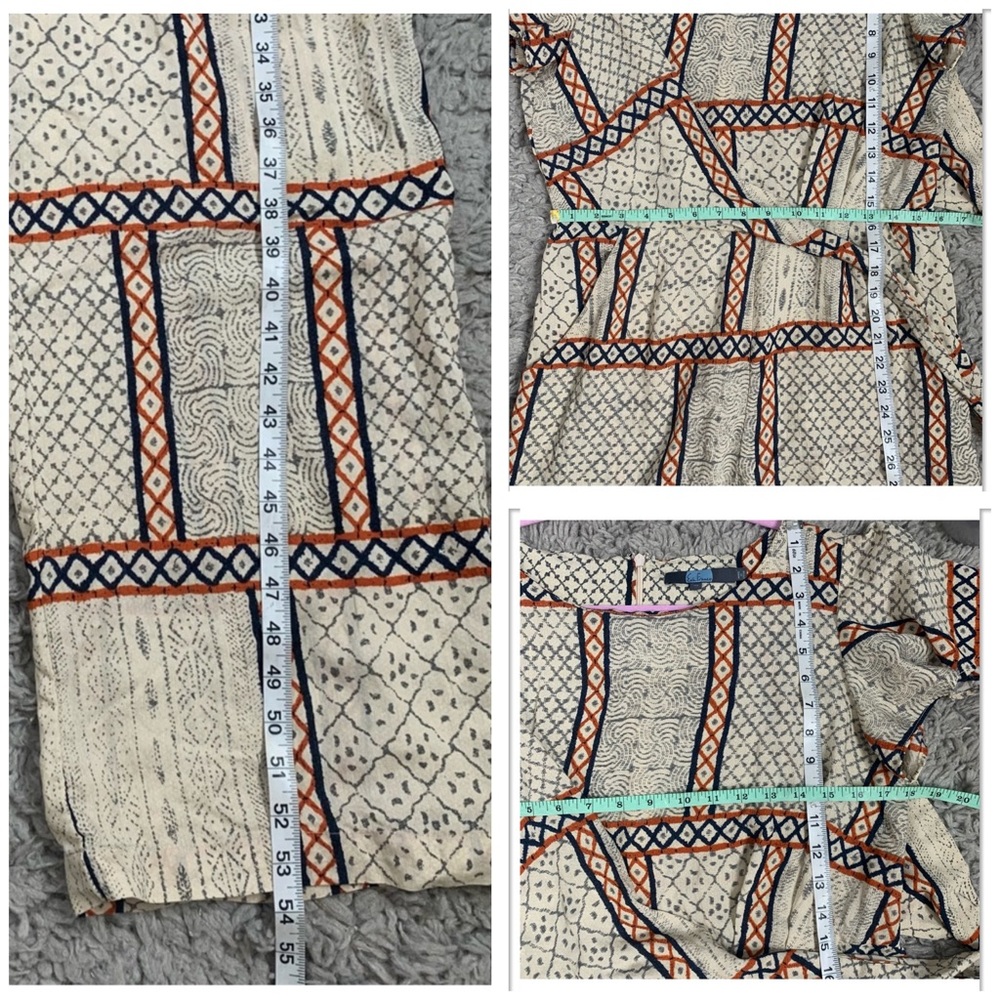Eva Franco Letizia Waist Tie Aztec Geometric Jumpsuit - Picture 16 of 16